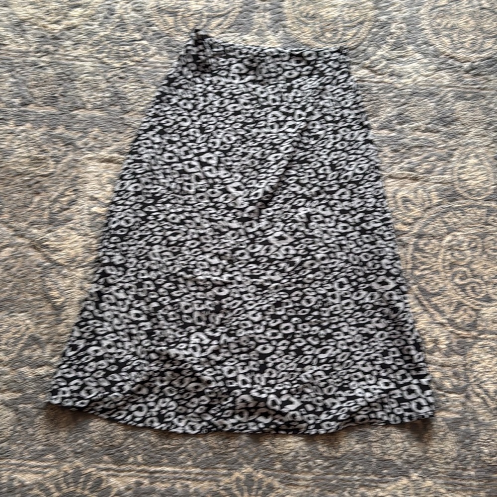 SHEIN Women's Boho  Print Thigh High Waist A Line Split Midi Skirt Size 4 - Picture 6 of 9